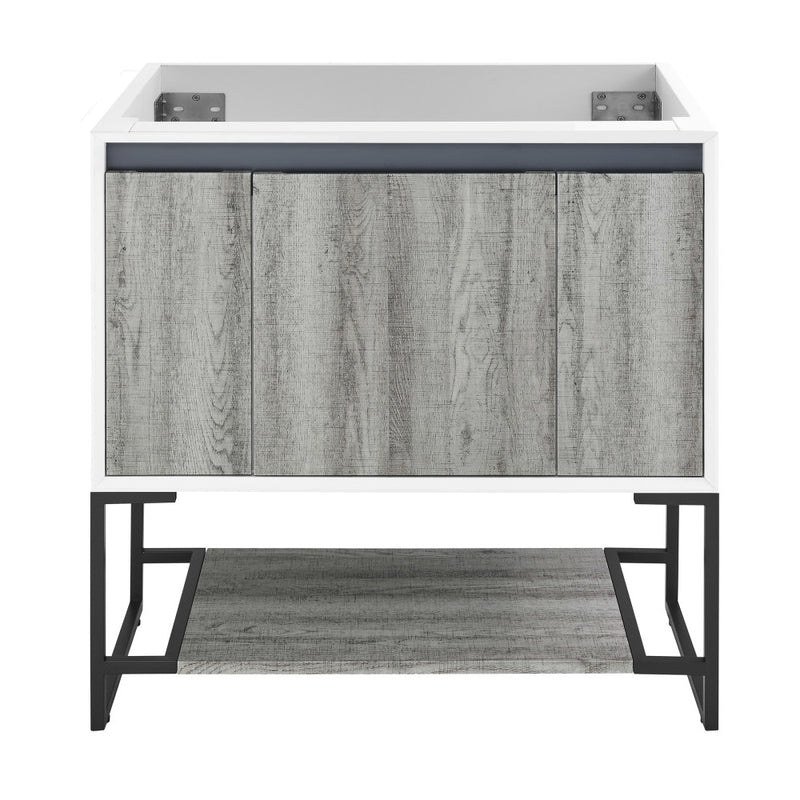 Marseille 36" Bathroom Vanity in Oak - Cabinet Only