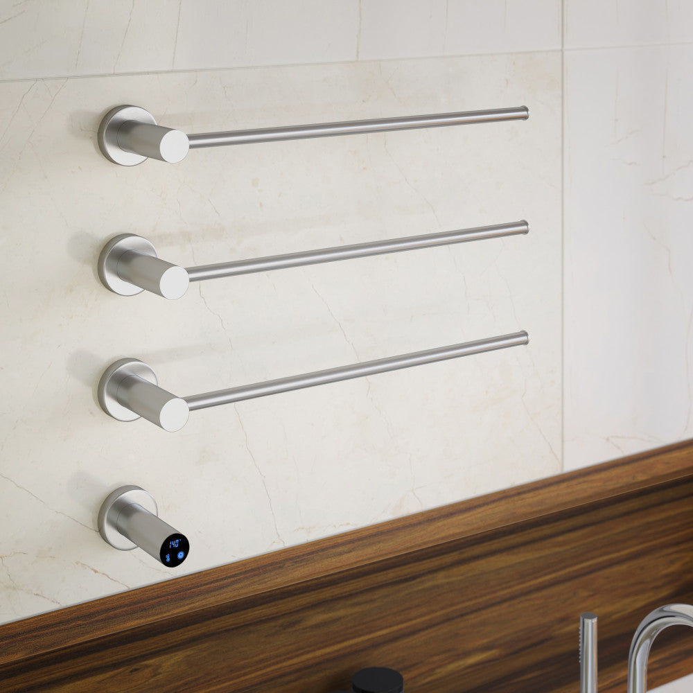 Claire 3-Bar Electric Towel Warmer in Chrome