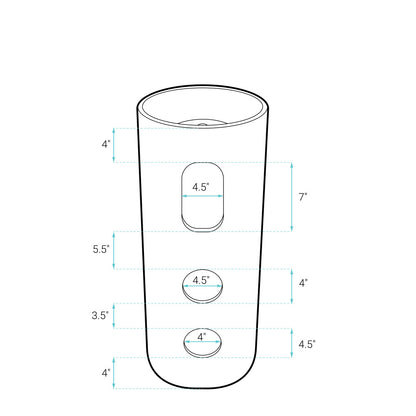 Monaco Circular Basin Pedestal sink
