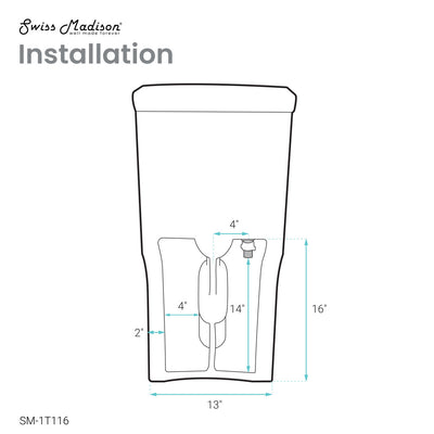 Classe One-Piece Toilet with Front Flush Handle 1.28 gpf