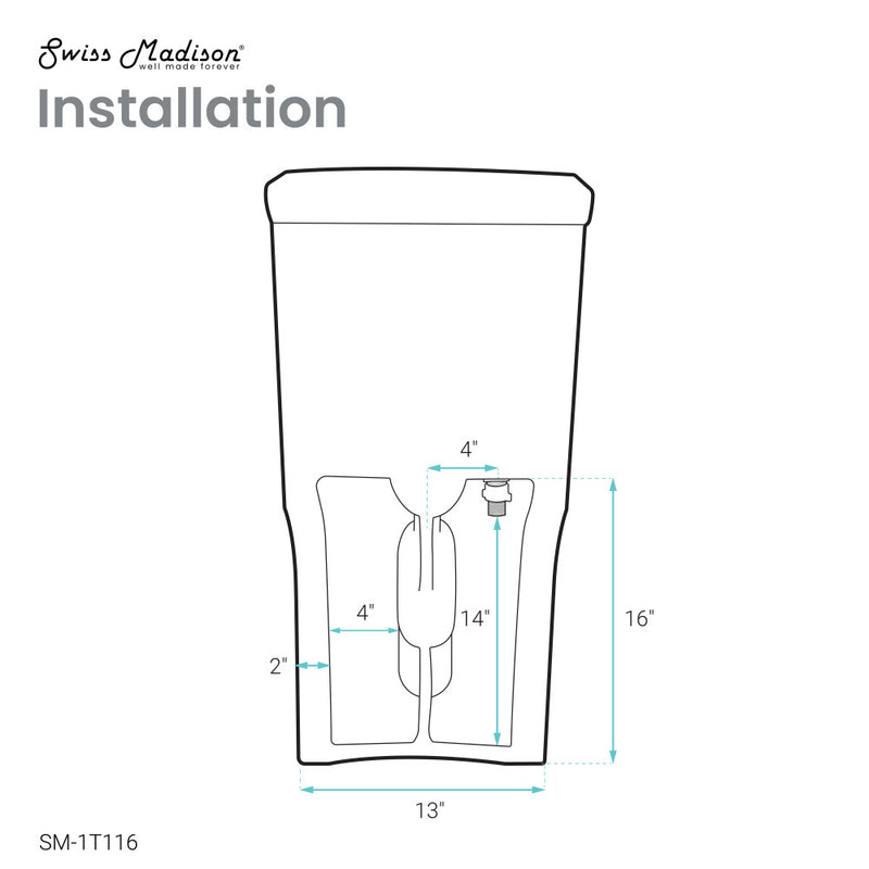 Classe One-Piece Toilet with Front Flush Handle 1.28 gpf