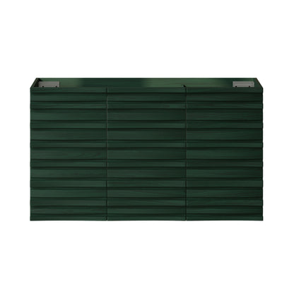 Cascade 36" Wall-Mounted Bathroom Vanity Cabinet without Top in Green Oak