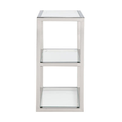 Pierre 16"x20"x10" Wall-Mounted Linen Cabinet in Chrome