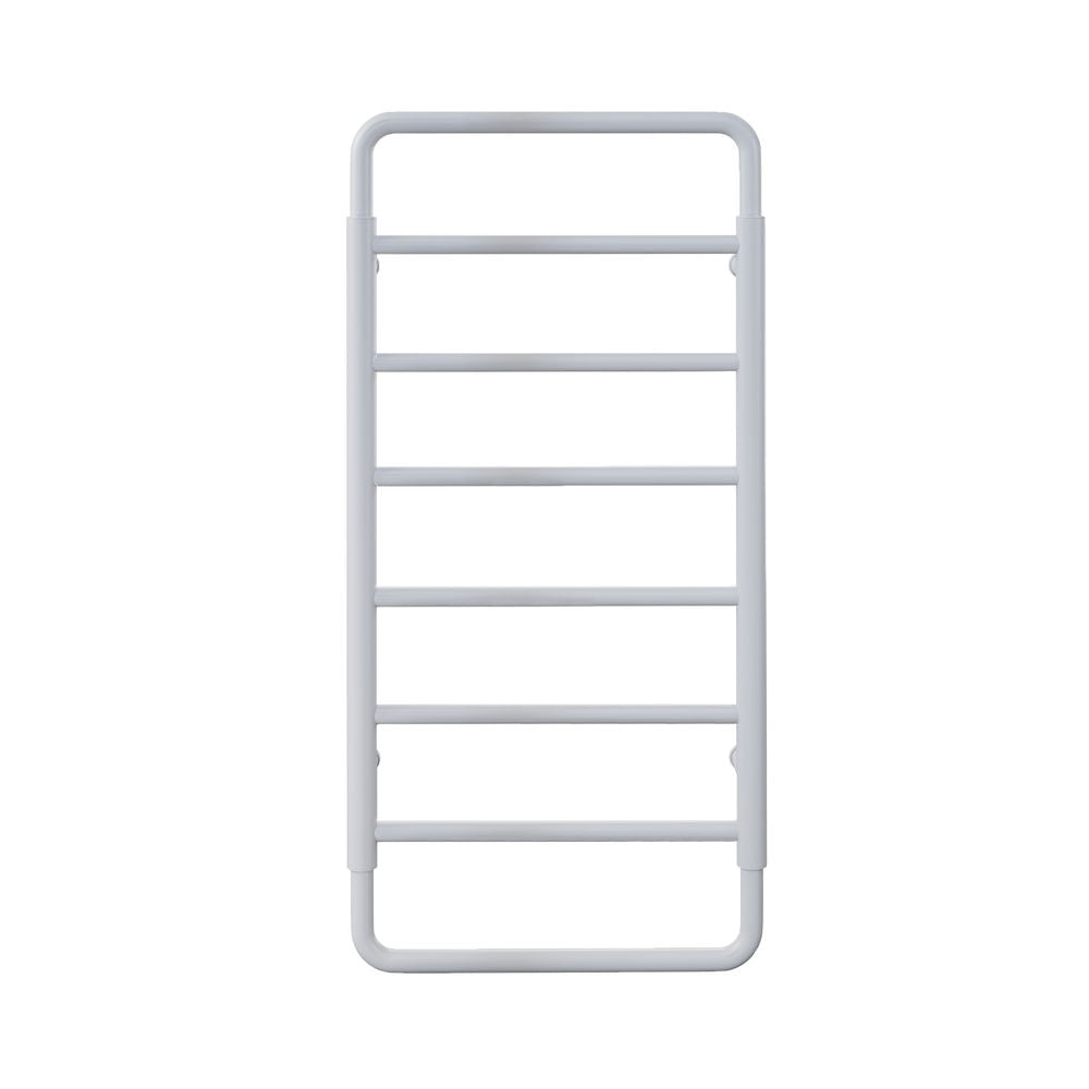 Ivy 8-Bar Electric Towel Warmer in Matte White