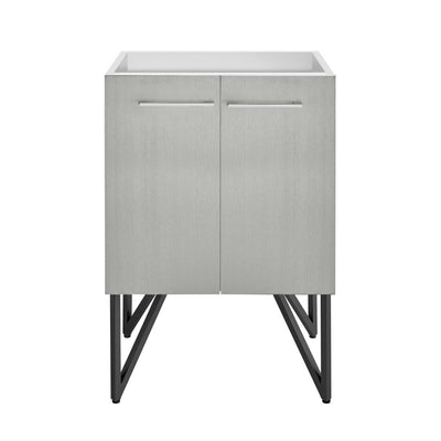 Annecy 24 Brushed Grey Bathroom Vanity Cabinet Only (SM-BV232)