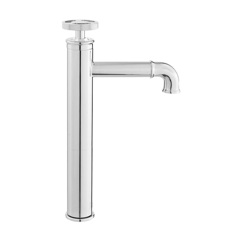 Avallon Single Hole, Single-Handle Wheel, High Arc Bathroom Faucet in Chrome