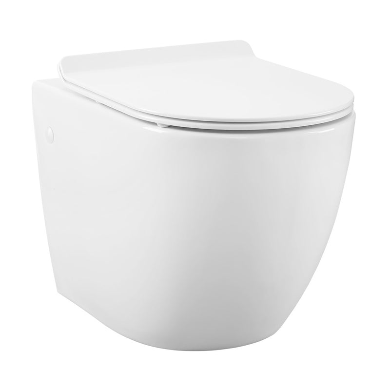 Swiss Madison Well Made Forever SM-WK449-01W - St. Tropez Wall Hung Toilet Bundle, Glossy White