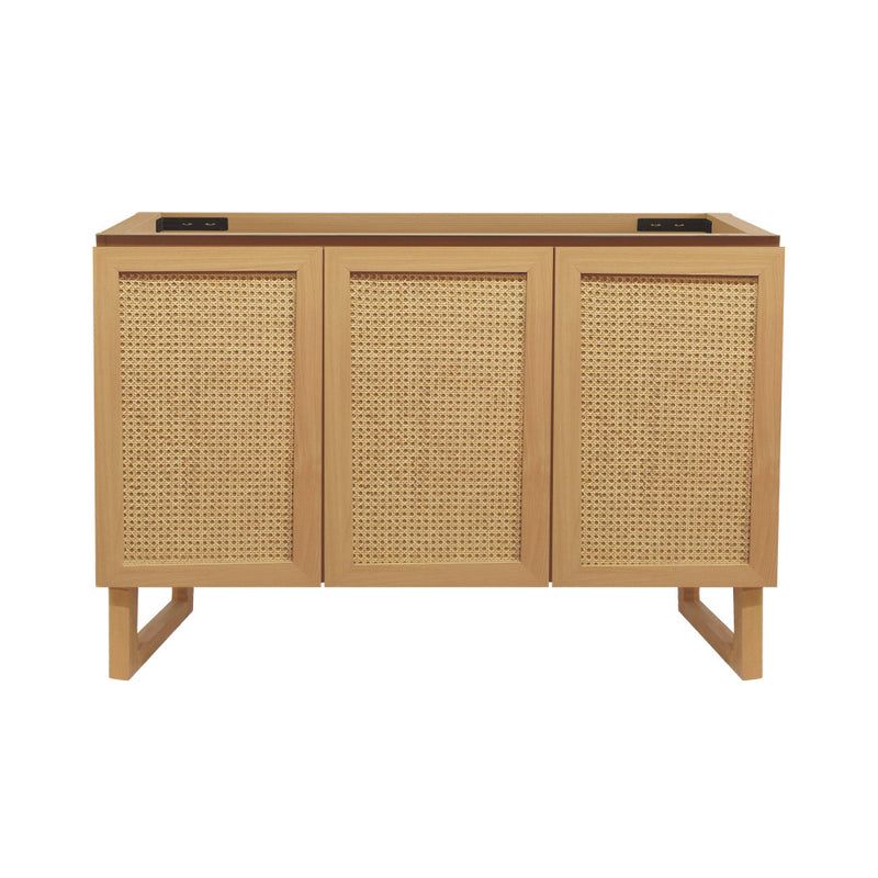 Arles 48 Single, Bathroom Vanity in Honey Cabniet- Cabinet