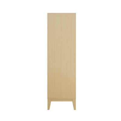 Cascade 17 x 17 x 60 Freestanding Linen Cabinet in Natural Oak