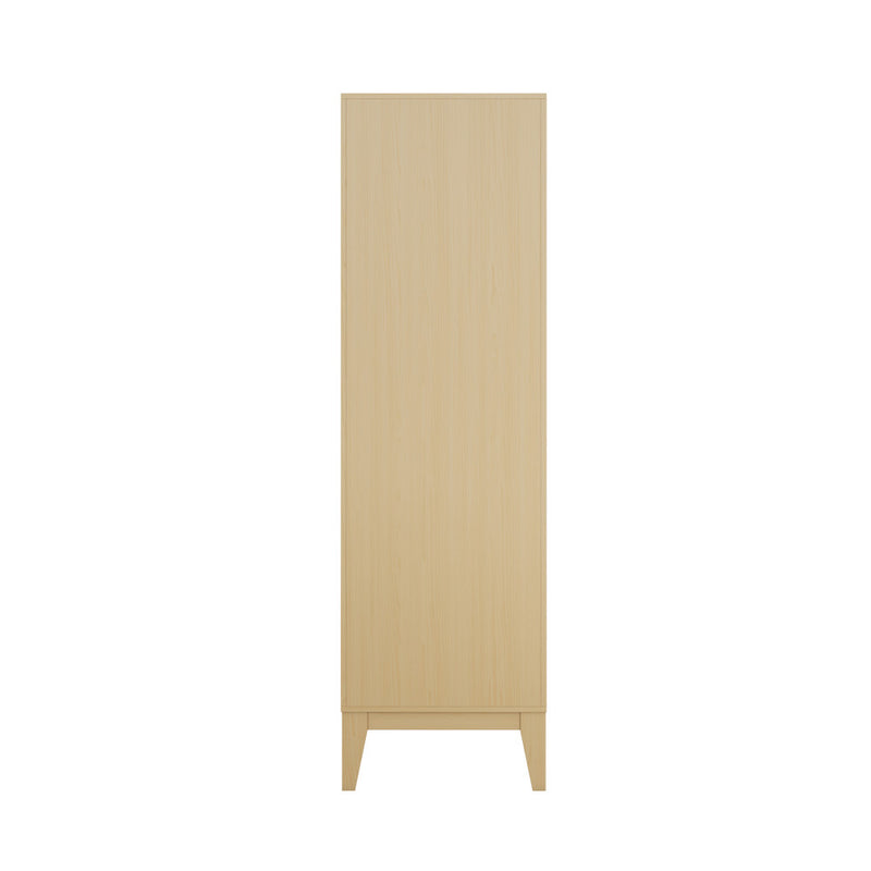 Cascade 17 x 17 x 60 Freestanding Linen Cabinet in Natural Oak