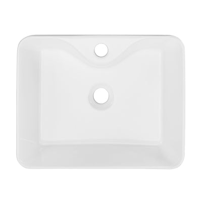 Rennes 19" Vessel Sink in Glossy White