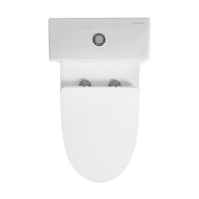 Dreux High Efficiency One-Piece Elongated Toilet with 0.8 GPF Water Saving Patented Technology