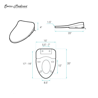 Cascade Smart Toilet Seat Bidet