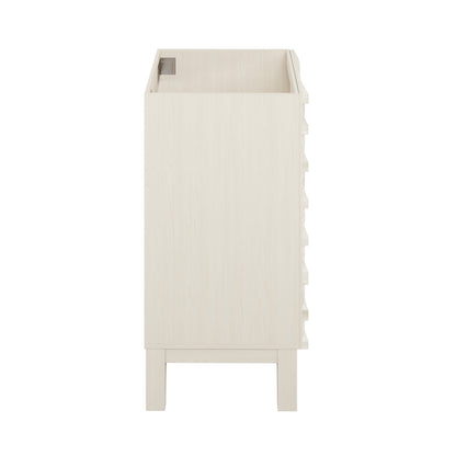 Cascade 18" Freestanding Bathroom Vanity Cabinet without Top in White Oak