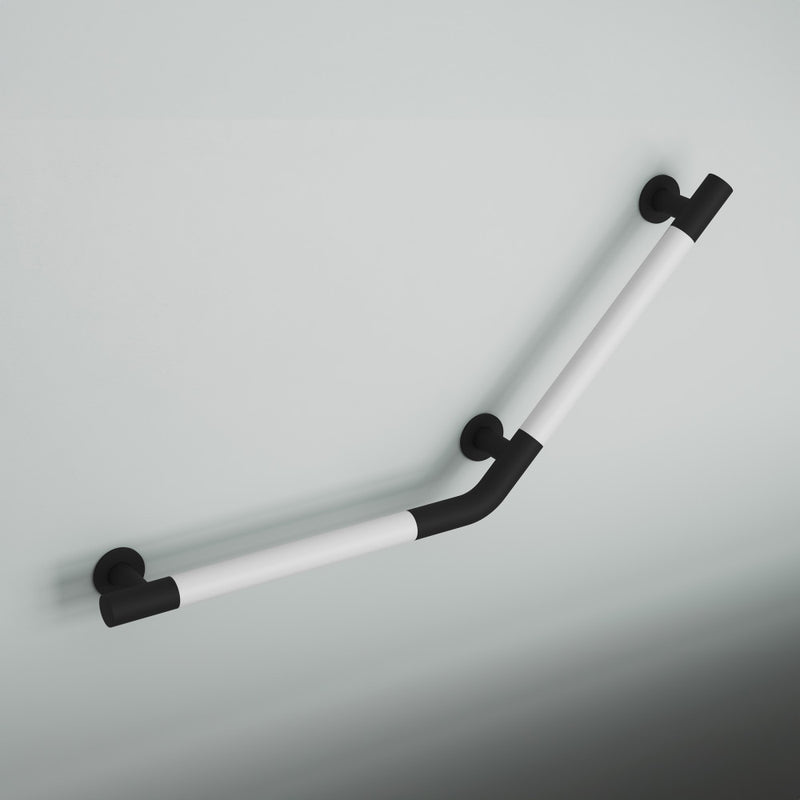Auvergne 18" x 18" Angled Grab Bar in Matte Black