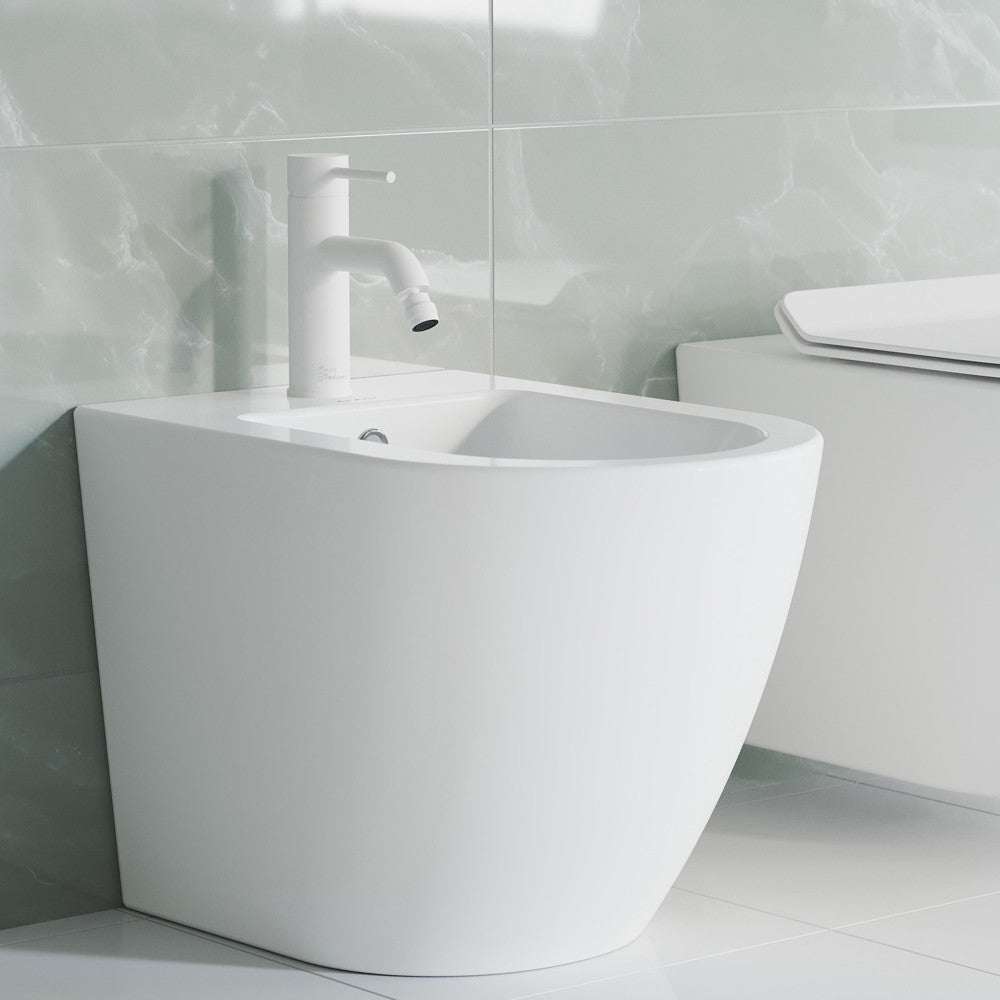 Ivy Bidet Faucet in Matte White