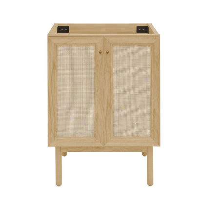 Classe 24" Freestanding Bathroom Vanity Cabinet without Top in Natural Oak
