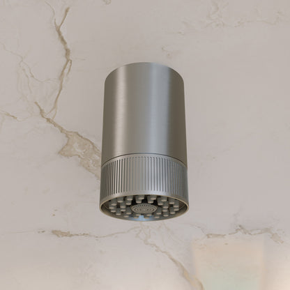 Lumiere 2-Spray Patterns 2.5 GPM Wall Mount Fixed Shower Head in Brushed Nickel