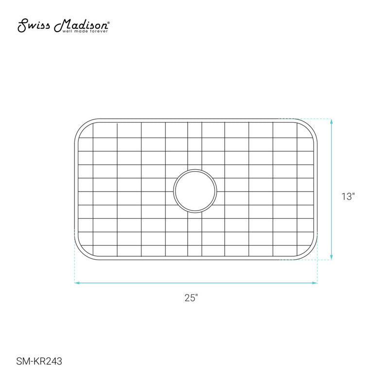 25 x 13 Stainless Steel Kitchen Sink Grid