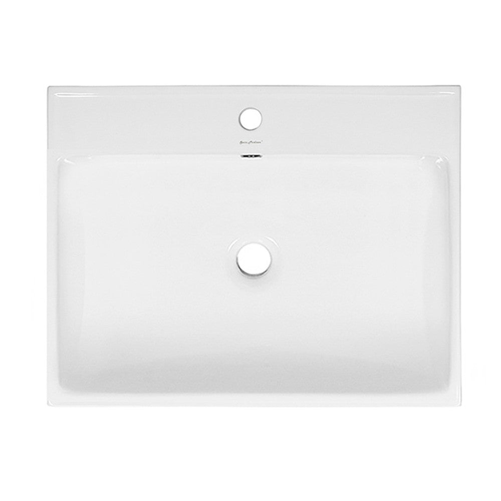 Carre 24" Vanity Top Bathroom Sink Single Hole