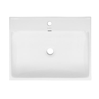 Carre 24" Vanity Top Bathroom Sink Single Hole