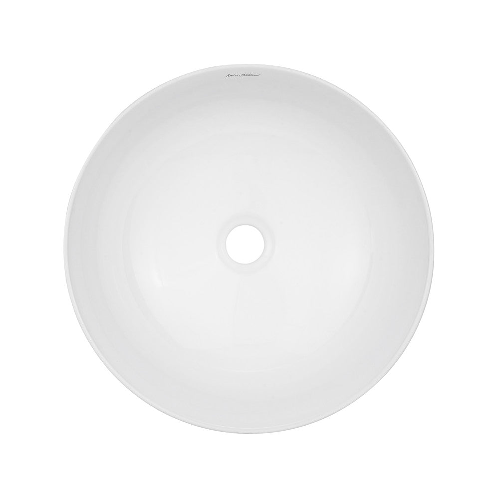 Classe 16 Ceramic Sink in Shiny White