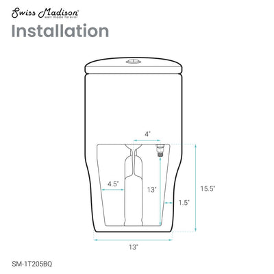 Sublime One-Piece Elongated Dual-Flush Toilet in Bisque 1.1/1.6 gpf