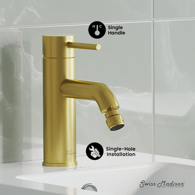 Ivy Bidet Faucet in Brushed Gold