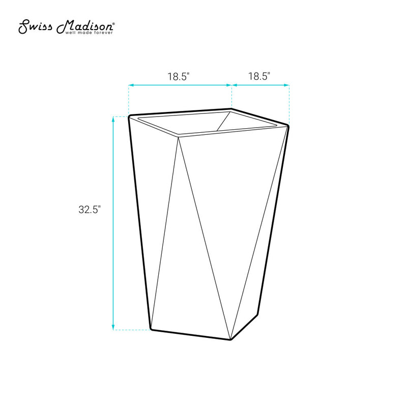 Brusque One-Piece Pedestal Sink