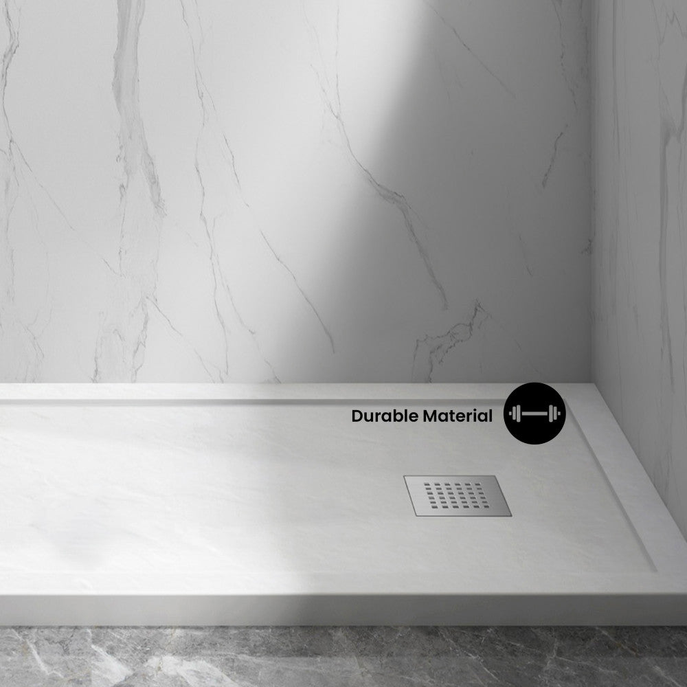 Terre B Series 48" x 32" Reversible Drain Shower Base