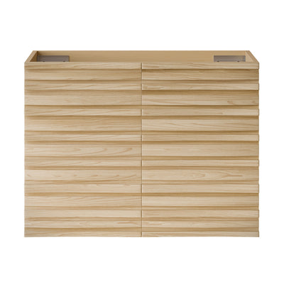 Cascade 30" Wall-Mounted Bathroom Vanity Cabinet without Top in Natural Oak