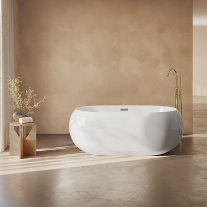 Plaisir 63" Freestanding Bathtub