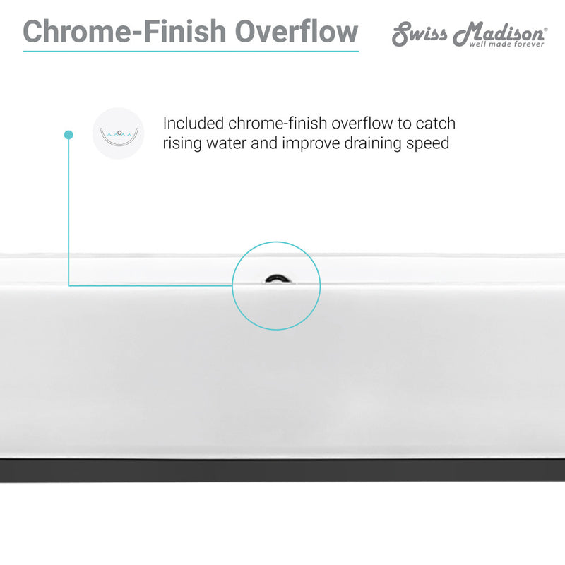 Pierre 32" Open Shelf Black Frame Freestanding Bathroom Vanity with Sink Top