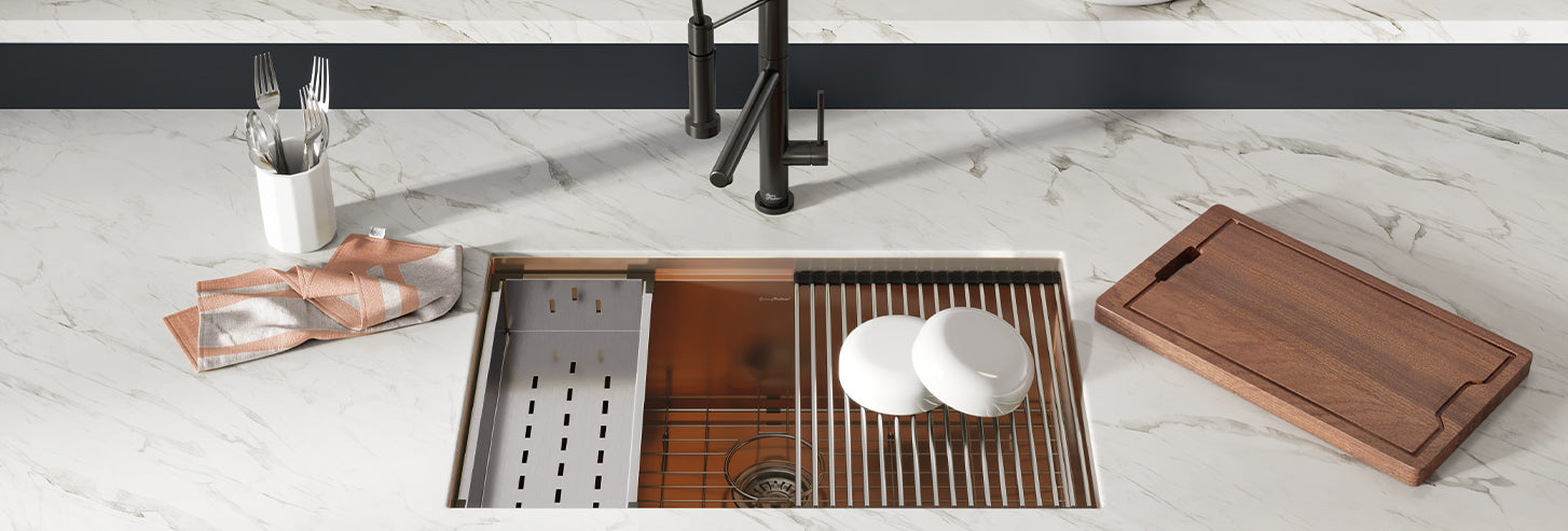 Workstation Kitchen Sinks – Swiss Madison - well made forever