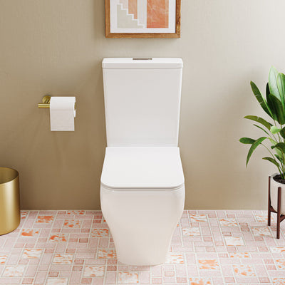 Nadar Two-Piece Square Toilet Dual-Flush 1.1/1.6 gpf