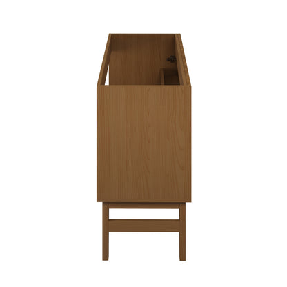 Bosse 36" Freestanding Bathroom Vanity Cabinet without Top in Brown Oak