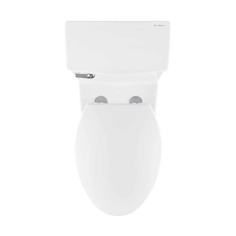 WATERMONY 1.46 GPF Elongated Comfort Height Floor Mounted One-Piece Toilet  (Seat Included)