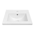 18" Ceramic Square Vanity Sink Top