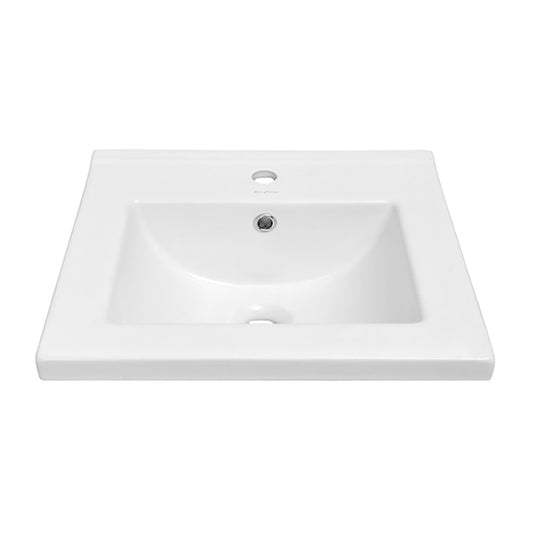 18" Ceramic Square Vanity Sink Top