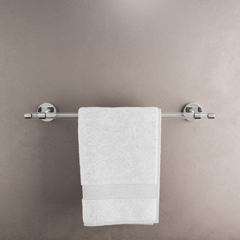 Verre 24" Acrylic Towel Bar in Chrome
