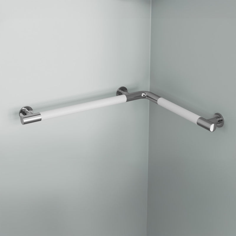 Auvergne 29" x 22" Right Angle Grab Bar in Matte White