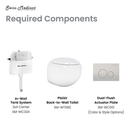 Plaisir Back to Wall Toilet