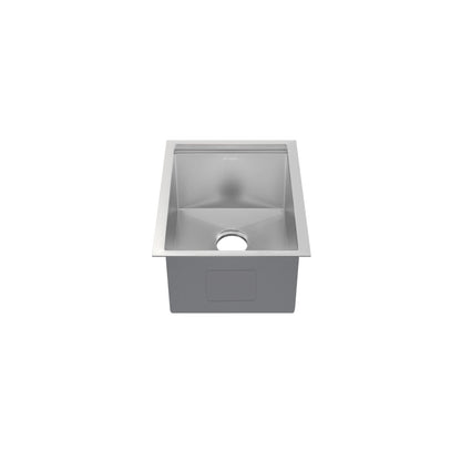 Rivage 15 x 19 Single Basin Undermount Kitchen Workstation Sink