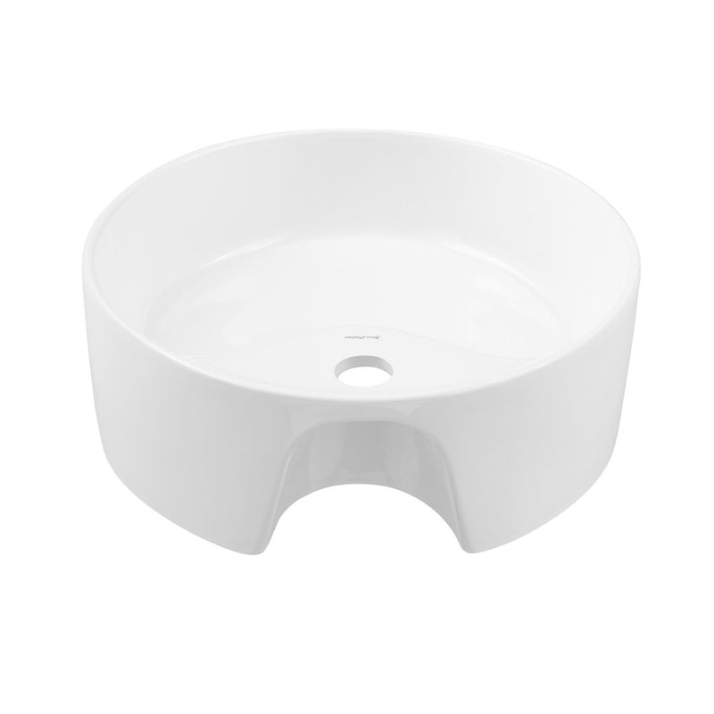 Monaco 15.75 Console Sink Glossy White Basin