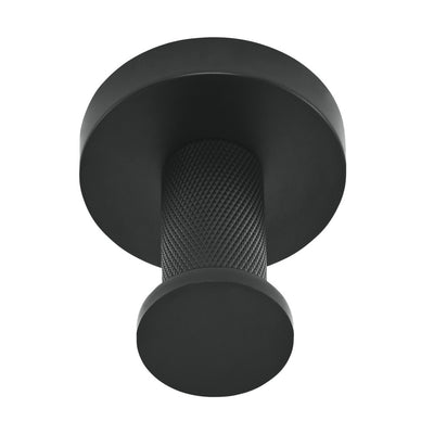 Avallon Stainless Steel Bathroom Robe Hook in Matte Black