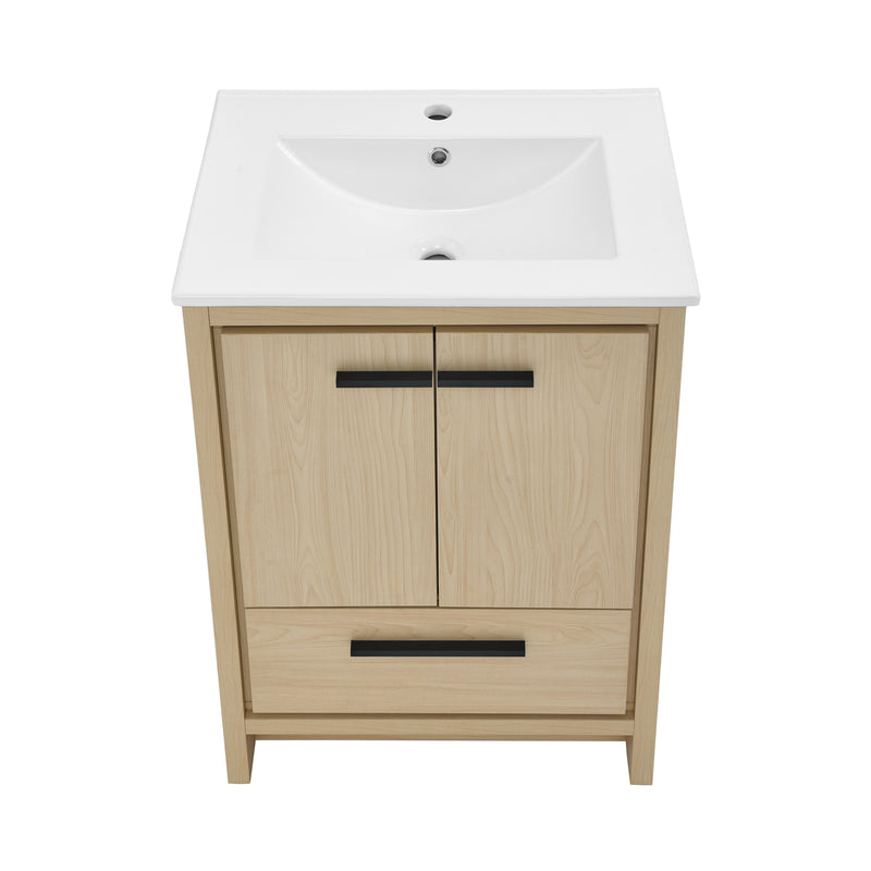 Virage 24 Freestanding, Bathroom Vanity in Natural Oak