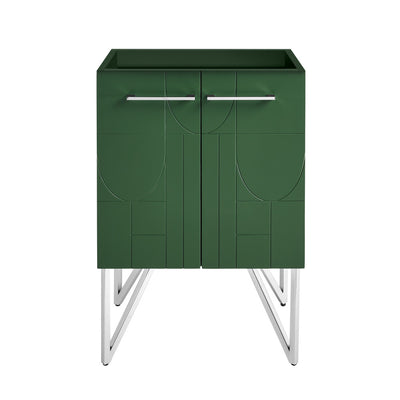 Annecy 24 Atlas Green Bathroom Vanity Cabinet Only (SM-BV254EN)