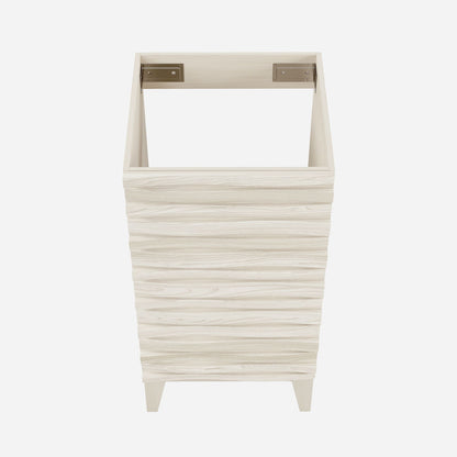 Cascade 18" Freestanding Bathroom Vanity Cabinet without Top in White Oak