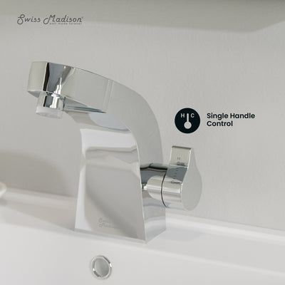 Virage 7 Single Handle, Bathroom Faucet in Chrome
