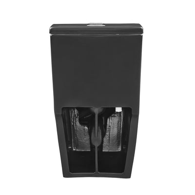 Dreux One Piece Elongated Dual Flush Toilet with 0.95/1.26 GPF in Matte Black